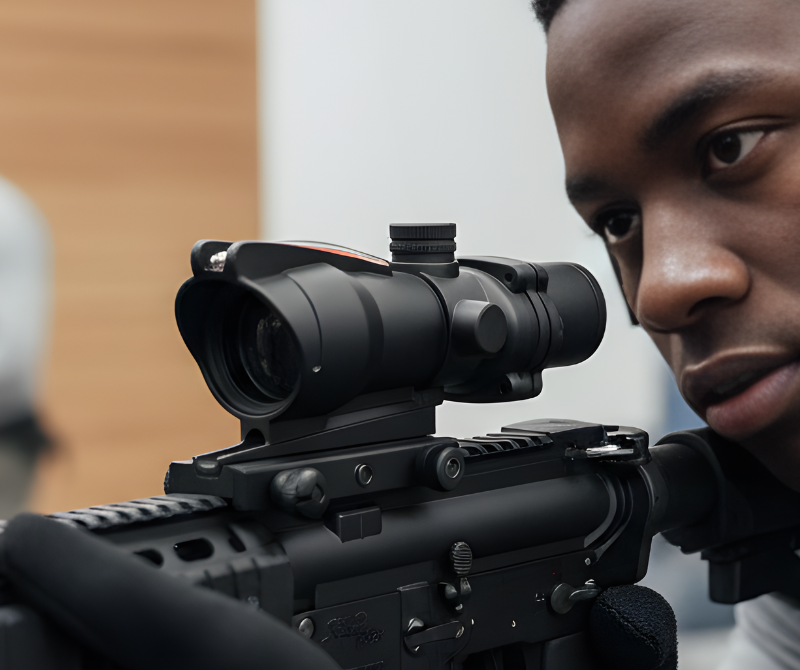 Double Fiber Red High-Precision Sport Sight